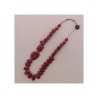 COLLAR LARGO CON CUENTAS DE RESINA