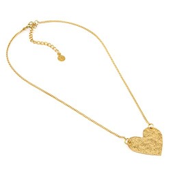 COLLANA CUORE PIATTO