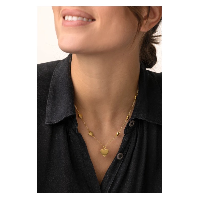 COLLANA CATENA CUORI