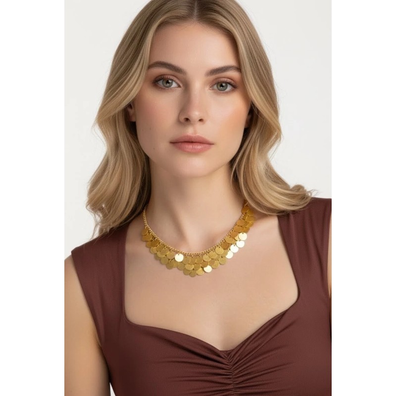 COLLANA MULTI MONETE