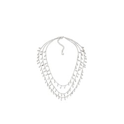 COLLANA TRE CATENE MINI ELEMENTI PENDENT