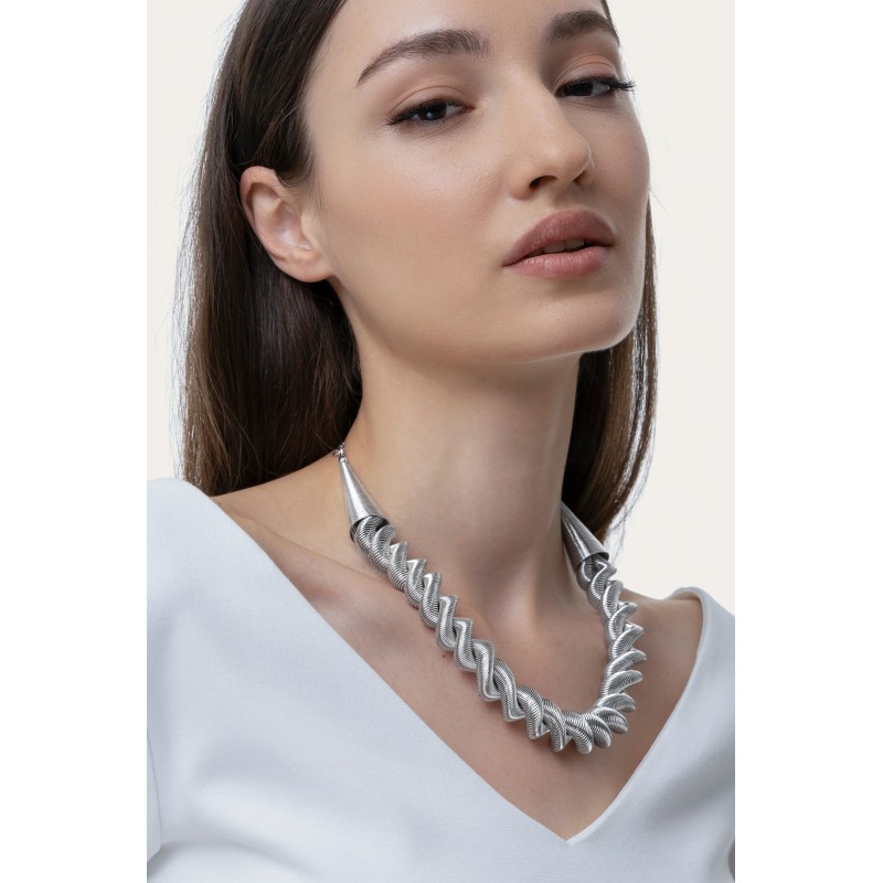 COLLANA MOLLA INTRECCIATA
