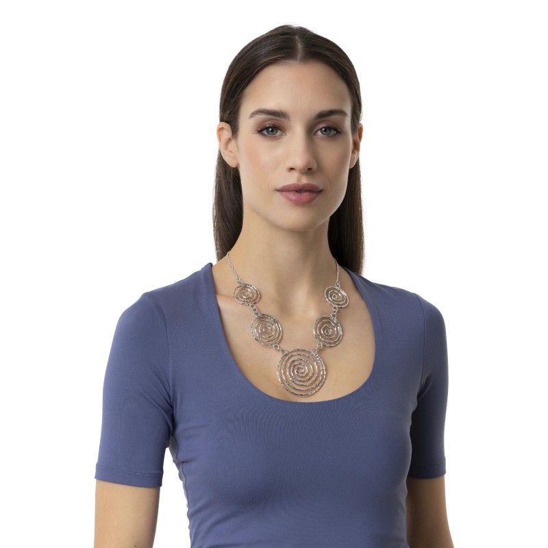 COLLANA 5 SPIRALI LUMINOSE