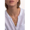 COLLANA 2 CATENE CUORI BOMBATI