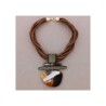 COLLANA COLLANA CON PENDENTE IN RESINA
