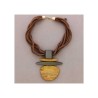 COLLANA COLLANA CON PENDENTE IN RESINA