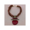 COLLANA COLLANA CON PENDENTE IN RESINA